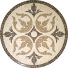 固体表面の大理石の円形浮彫りの床タイル、装飾的な注文の床の円形浮彫り