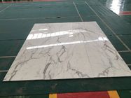 イタリアのcalacattaの余分白い大理石の平板2 cmの自然な石造りの平板