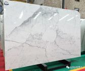イタリアのcalacattaの余分白い大理石の平板2 cmの自然な石造りの平板