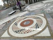 商業モザイク床の円形浮彫り、モダンなデザインのWaterjet床の円形浮彫り