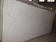 Cararraの白い人工的な水晶平板、93%の台所のための自然な水晶石