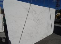 古典的で白い固体自然な石造りの平板100%自然な大理石材料