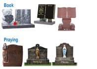 墓のためのさまざまな形の花こう岩/大理石の墓石、墓のための天使の墓石