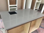 灰色の水晶台所カウンタートップ、人工的な固体表面の水晶カウンタートップ