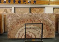 壁の装飾の自然な大理石のタイルによって磨かれる終わりの滑らかな表面